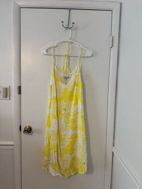 cupcakes & cashmere Yellow and White Floral Slip Dress